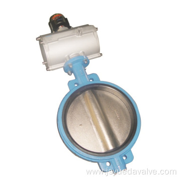 Pneumatic Wafer Butterfly Valve with Limited Swi